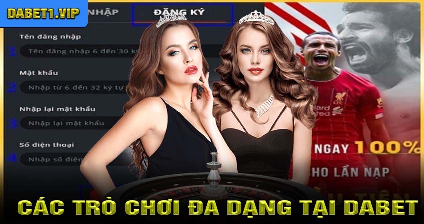 Các trò chơi đa dạng tại DABET