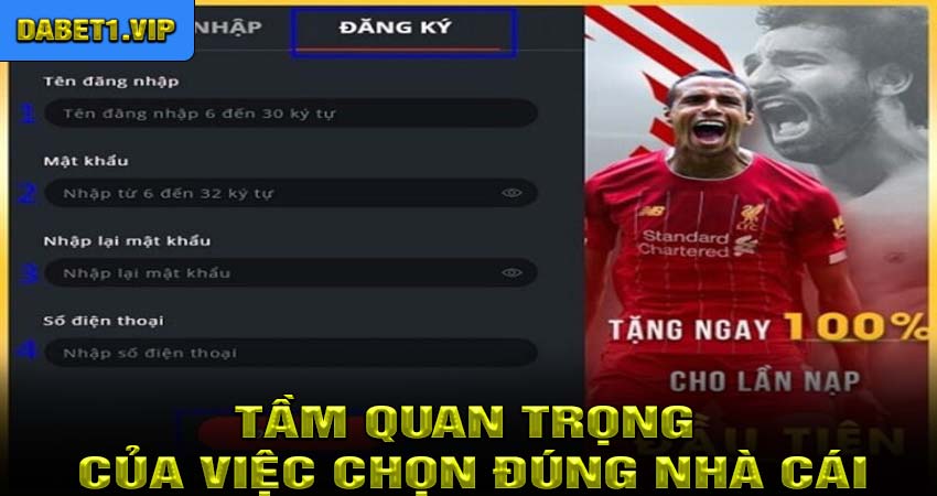 Tầm quan trọng của việc chọn đúng nhà cái